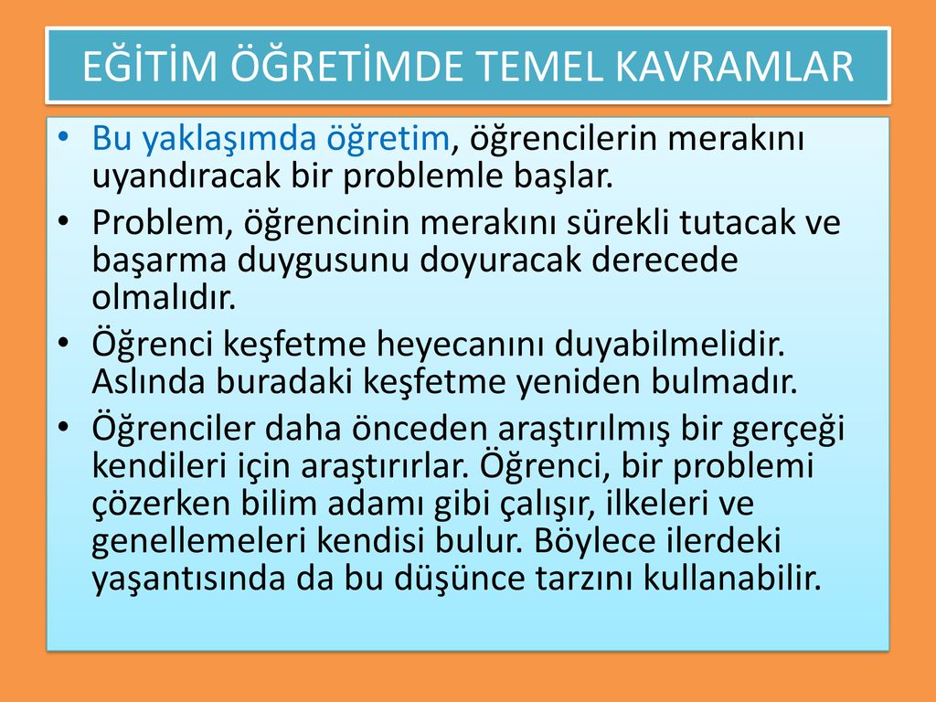 E T M Ret Mde Temel Kavramlar Ppt Indir